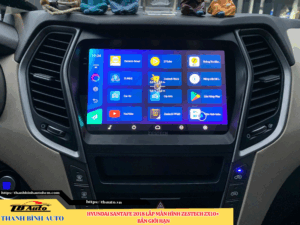 Hyundai Santafe 2018 lắp màn hình Zestech ZX10+ Bản giới hạn 2 Hyundai Santafe 2018 lắp màn hình Zestech ZX10+ Bản giới hạn Thanh Bình Auto
