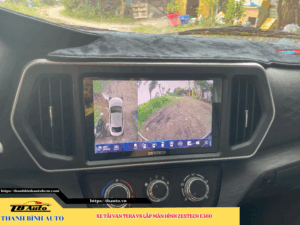 Xe tải van Tera V8 lắp màn hình Zestech E360 Thanh Bình Auto