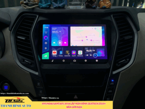 Hyundai Santafe 2018 lắp màn hình Zestech ZX10+ Bản giới hạn 1 Hyundai Santafe 2018 lắp màn hình Zestech ZX10+ Bản giới hạn Thanh Bình Auto