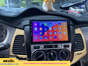 Toyota Innova 2011 gắn màn hình Oled X4S Cam 360 Thanh Bình Auto