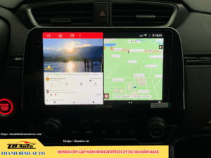 Honda CRV gắn màn hình Zestech ZT 2K 360 Bản Base Thanh Bình Auto