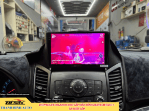 Chevrolet Orlando 2017 lên màn hình Zestech E360 + Cảm biến áp suất lốp Thanh Bình Auto