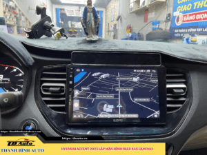 Hyundai Accent 2023 lên màn hình Oled X4S Cam 360 3 Hyundai Accent 2023 lên màn hình Oled X4S Cam 360 Thanh Bình Auto