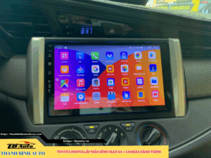 Toyota Innova gắn màn hình Oled X4 + Camera hành trình Thanh Bình Auto