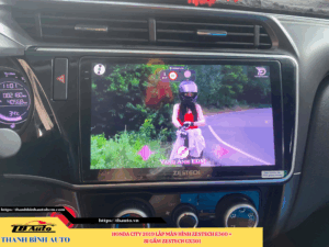 Honda City 2019 lắp màn hình Zestech E360 + Bi gầm Zestech GX301 Thanh Bình Auto