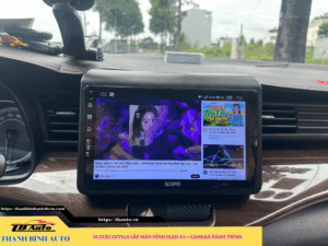 Suzuki Ertiga lên màn hình Oled A5 + Camera hành trình 3 Suzuki Ertiga lên màn hình Oled A5 + Camera hành trình Thanh Bình Auto