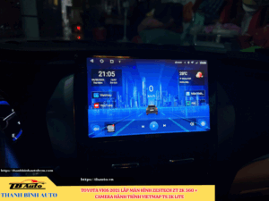Toyota Vios 2021 lên màn hình Zestech ZT 2K 360 + Camera hành trình VietMap TS 2K Lite Thanh Bình Auto