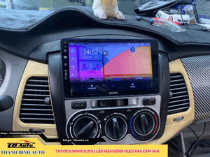 Toyota Innova 2011 gắn màn hình Oled X4S Cam 360 Thanh Bình Auto