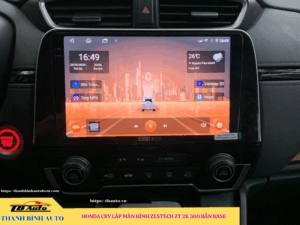 Honda CRV gắn màn hình Zestech ZT 2K 360 Bản Base Thanh Bình Auto