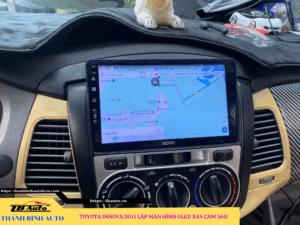Toyota Innova 2011 gắn màn hình Oled X4S Cam 360 Thanh Bình Auto