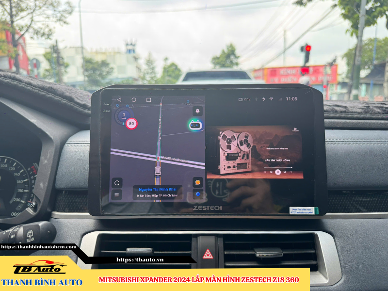 Mitsubishi Xpander 2024 gắn màn hình Zestech Z18 360 Thanh Bình Auto