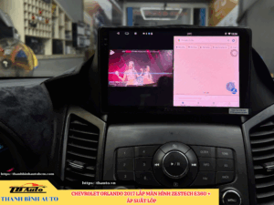 Chevrolet Orlando 2017 lên màn hình Zestech E360 + Cảm biến áp suất lốp Thanh Bình Auto
