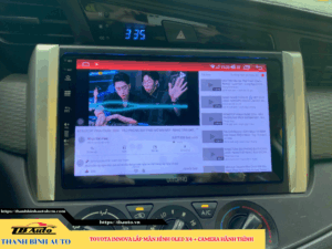 Toyota Innova gắn màn hình Oled X4 + Camera hành trình Thanh Bình Auto