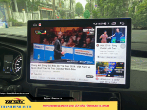 Mitsubishi Xpander 2021 lên màn hình Oled 13.1 inch Thanh Bình Auto