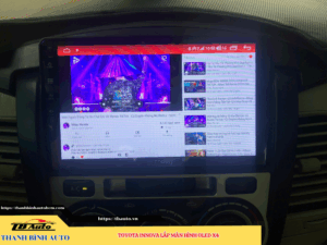 Toyota Innova lên màn hình Oled X4 3 Toyota Innova lên màn hình Oled X4 Thanh Bình Auto