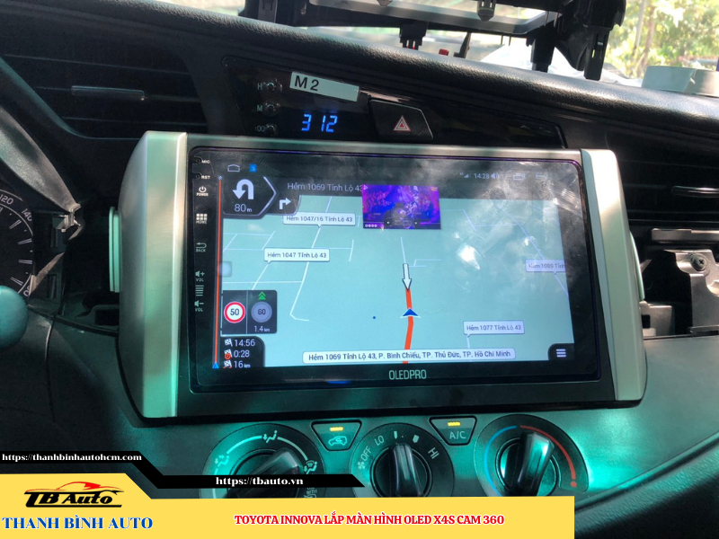 Toyota Innova gắn màn hình Oled X4S Cam 360 11 Toyota Innova gắn màn hình Oled X4S Cam 360 Thanh Bình Auto