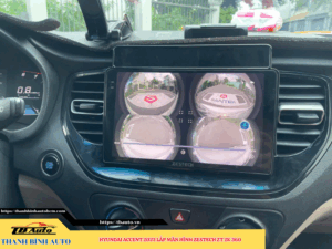 Hyundai Accent 2022 lắp màn hình Zestech ZT 2K 360 Thanh Bình Auto