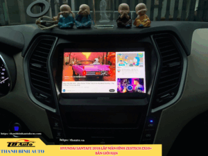 Hyundai Santafe 2018 lắp màn hình Zestech ZX10+ Bản giới hạn 3 Hyundai Santafe 2018 lắp màn hình Zestech ZX10+ Bản giới hạn Thanh Bình Auto