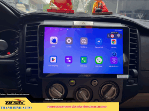 Ford Everest 2009 gắn màn hình Zestech E360 Thanh Bình Auto