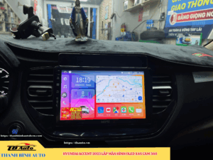 Hyundai Accent 2023 lên màn hình Oled X4S Cam 360 1 Hyundai Accent 2023 lên màn hình Oled X4S Cam 360 Thanh Bình Auto