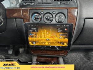 Daewoo 2001 gắn màn hình Zestech Z18 360 Thanh Bình Auto