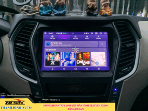 Hyundai Santafe 2018 lắp màn hình Zestech ZX10+ Bản giới hạn 7 Hyundai Santafe 2018 lắp màn hình Zestech ZX10+ Bản giới hạn Thanh Bình Auto