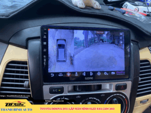 Toyota Innova 2011 gắn màn hình Oled X4S Cam 360 Thanh Bình Auto