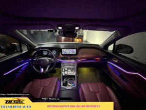 Hyundai Santafe 2021 lắp Led nội thất V5 5 Hyundai Santafe 2021 lắp Led nội thất V5 Thanh Bình Auto
