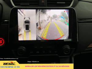 Honda CRV gắn màn hình Zestech ZT 2K 360 Bản Base Thanh Bình Auto