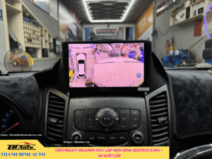 Chevrolet Orlando 2017 lên màn hình Zestech E360 + Cảm biến áp suất lốp Thanh Bình Auto