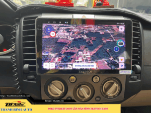 Ford Everest 2009 gắn màn hình Zestech E360 Thanh Bình Auto