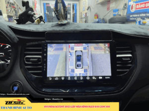 Hyundai Accent 2023 lên màn hình Oled X4S Cam 360 5 Hyundai Accent 2023 lên màn hình Oled X4S Cam 360 Thanh Bình Auto