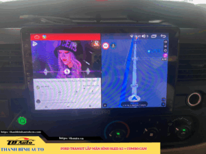 Ford Transit lắp màn hình Oled A5 + Combo Cam 4 Ford Transit lắp màn hình Oled A5 + Combo Cam Thanh Bình Auto