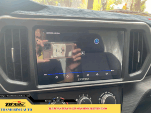 Xe tải van Tera V8 lắp màn hình Zestech E360 Thanh Bình Auto