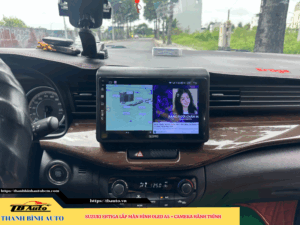 Suzuki Ertiga lên màn hình Oled A5 + Camera hành trình 5 Suzuki Ertiga lên màn hình Oled A5 + Camera hành trình Thanh Bình Auto