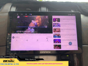 Toyota Camry 2001 lắp màn hình Zestech E360 4 Toyota Camry 2001 lắp màn hình Zestech E360 Thanh Bình Auto