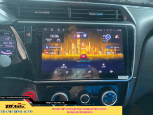 Honda City 2019 lắp màn hình Zestech E360 + Bi gầm Zestech GX301 Thanh Bình Auto