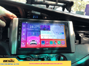 Toyota Innova gắn màn hình Oled X4S Cam 360 1 Toyota Innova gắn màn hình Oled X4S Cam 360 Thanh Bình Auto