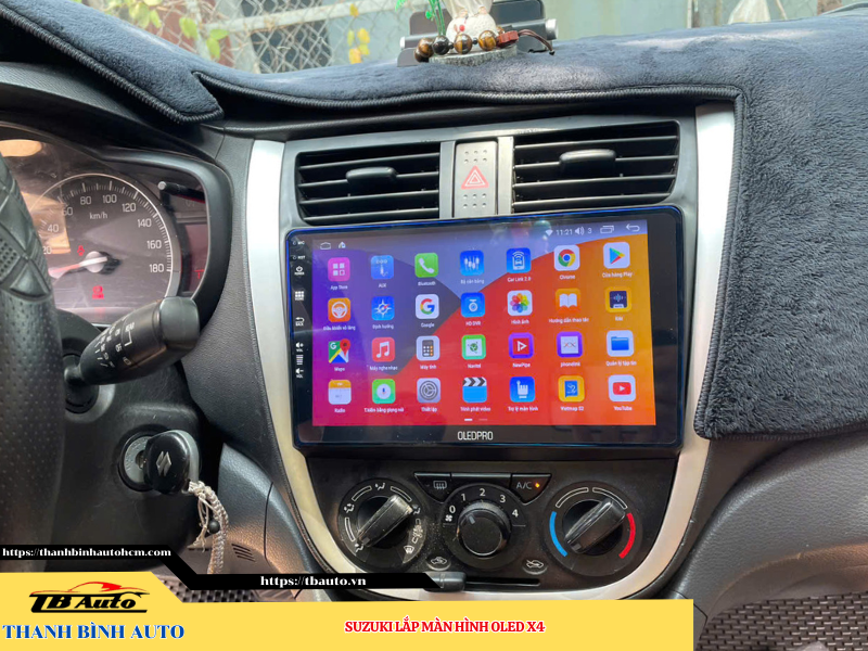 Suzuki lên màn hình Oled X4 Thanh Bình Auto