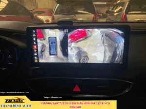 Hyundai Santafe 2019 gắn màn hình Oled 12.3 inch Cam 360 5 Hyundai Santafe 2019 gắn màn hình Oled 12.3 inch Cam 360 Thanh Bình Auto