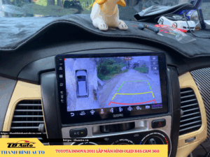 Toyota Innova 2011 gắn màn hình Oled X4S Cam 360 Thanh Bình Auto