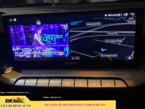 MG5 2022 lắp màn hình Oled 12.3 inch Cam 360 Thanh Bình Auto