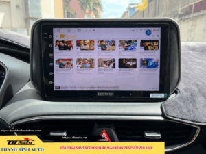 Hyundai SantaFe 2020 lên màn hình Zestech Z18 360 4 Hyundai SantaFe 2020 lên màn hình Zestech Z18 360 Thanh Bình Auto