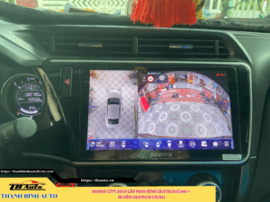 Honda City 2019 lắp màn hình Zestech E360 + Bi gầm Zestech GX301 Thanh Bình Auto
