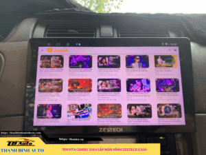 Toyota Camry 2001 lắp màn hình Zestech E360 5 Toyota Camry 2001 lắp màn hình Zestech E360 Thanh Bình Auto
