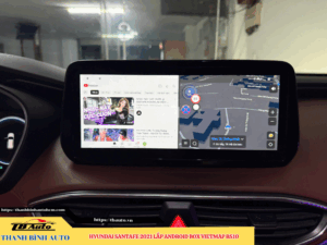 Hyundai Santafe 2021 gắn Android Box Vietmap BS10 5 Hyundai Santafe 2021 gắn Android Box Vietmap BS10 Thanh Bình Auto