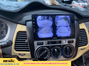 Toyota Innova 2011 gắn màn hình Oled X4S Cam 360 Thanh Bình Auto