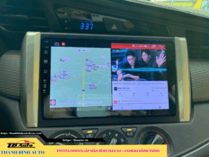 Toyota Innova gắn màn hình Oled X4 + Camera hành trình Thanh Bình Auto