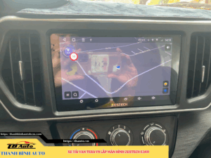 Xe tải van Tera V8 lắp màn hình Zestech E360 Thanh Bình Auto