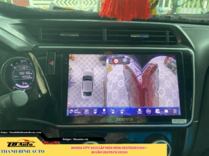 Honda City 2019 lắp màn hình Zestech E360 + Bi gầm Zestech GX301 Thanh Bình Auto
